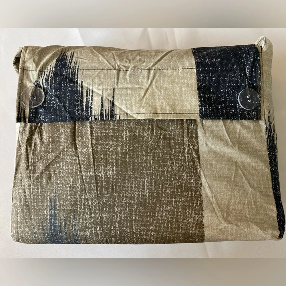 Ink+Ivy Alpine Duvet Cover Set Full Queen in Navy